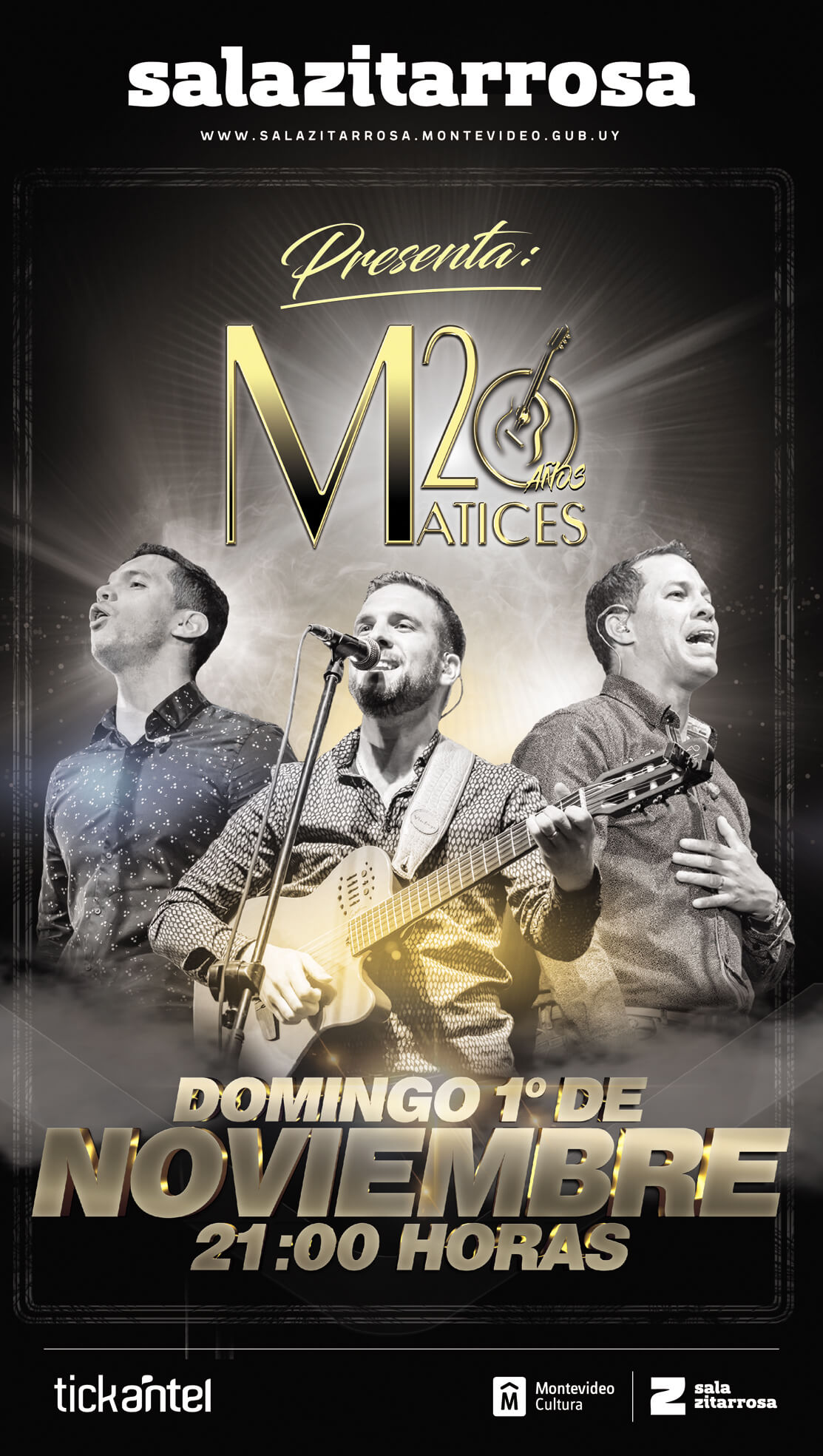 Matices en Sala Zitarrosa, espectáculo 20 años